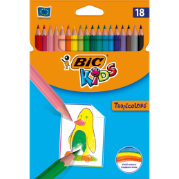 Lápis de Cor 18cm BIC Kids...